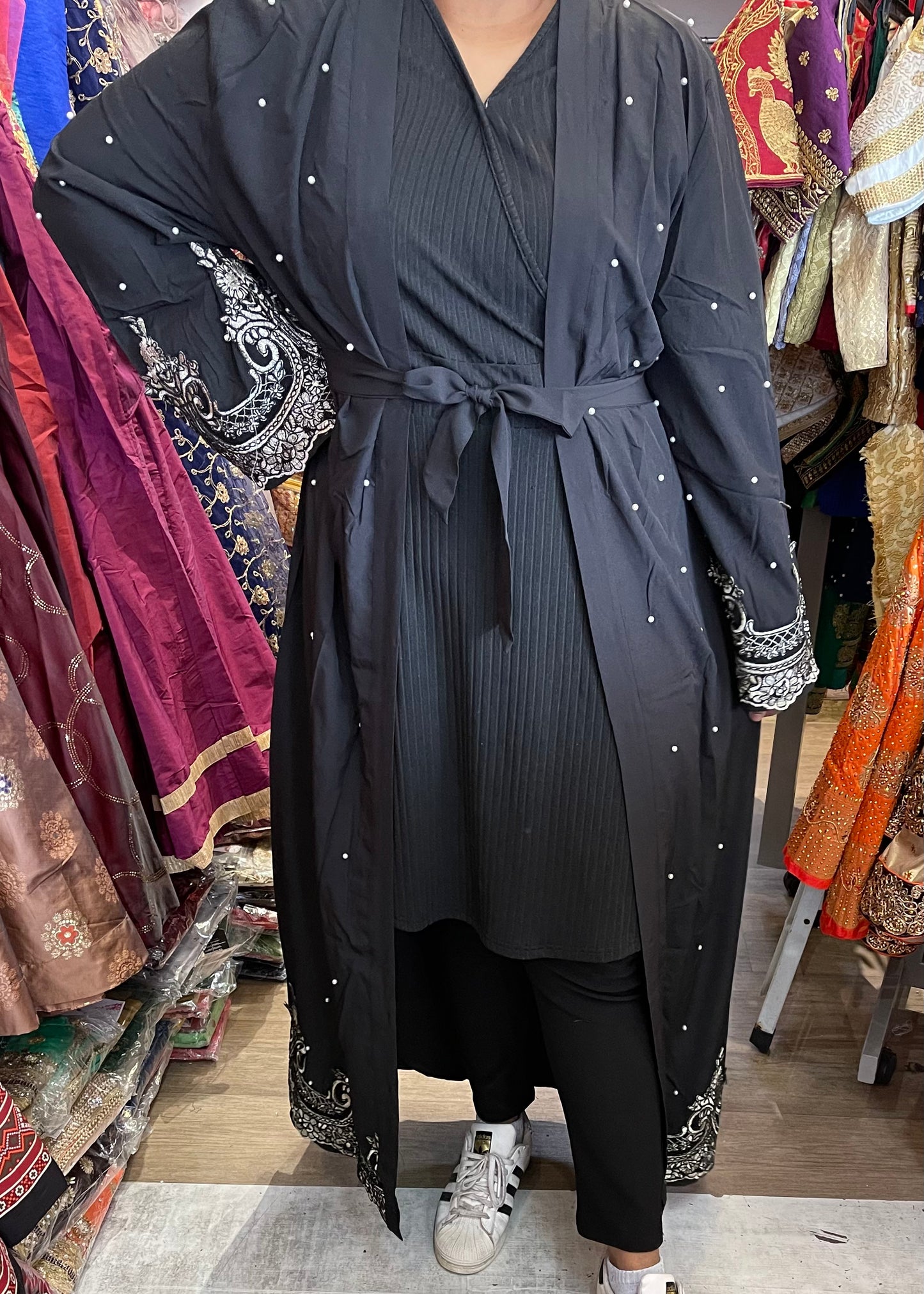 Beautiful designer long jacket koti