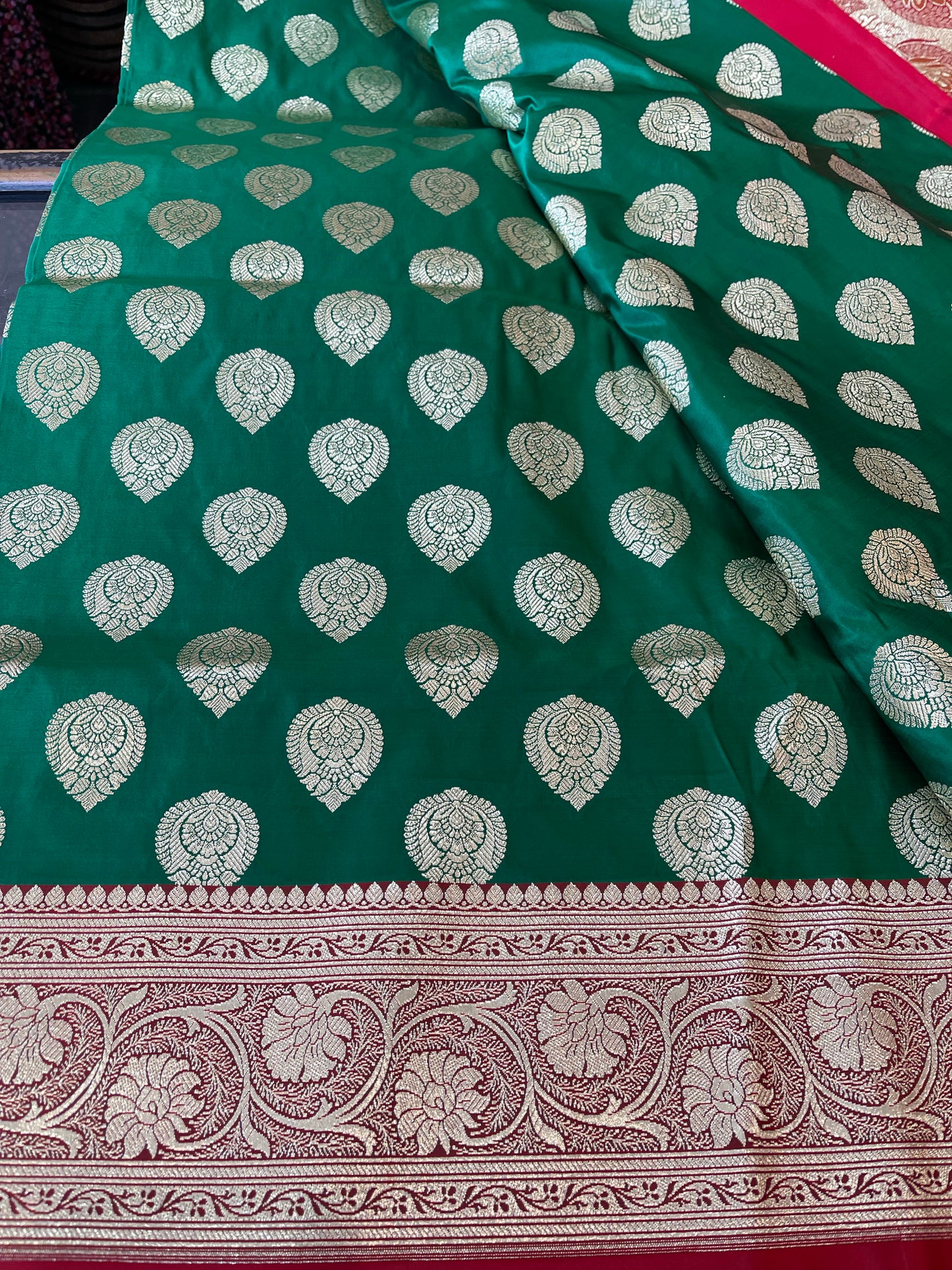 Beautiful designer pure silk saree