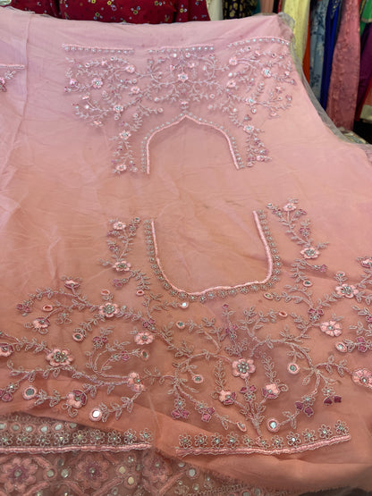 Beautiful designer semi stitch lengha choli