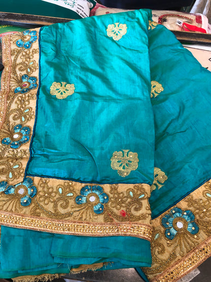 Beautiful designer silk saree