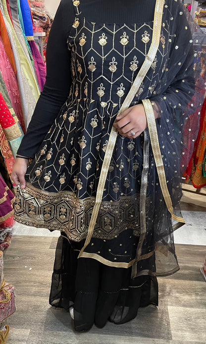 Beautiful designer sharara suit