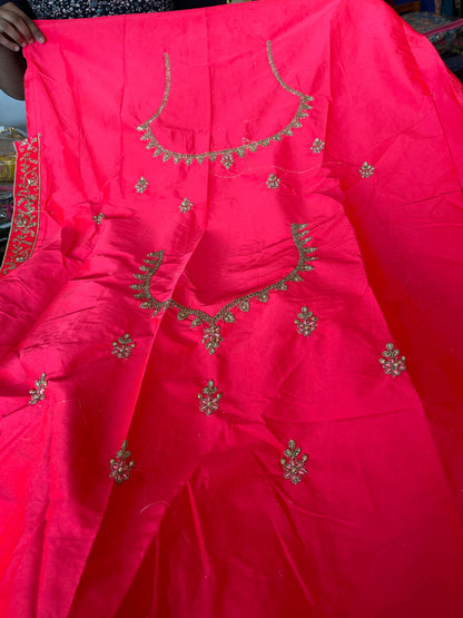 Beautiful designer semi stitch lengha choli