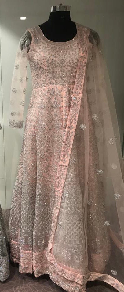 Beautiful designer gown style anarkali