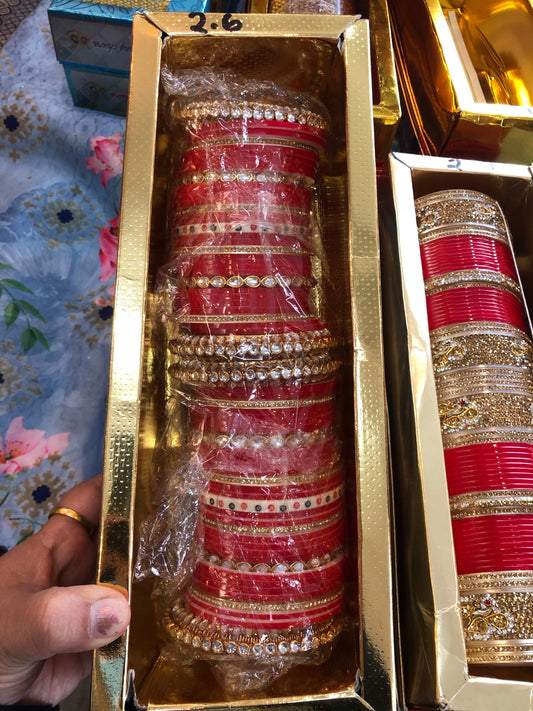 Beautiful designer chura/bridal bangles