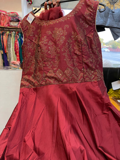 Beautiful designer gown style anarkali