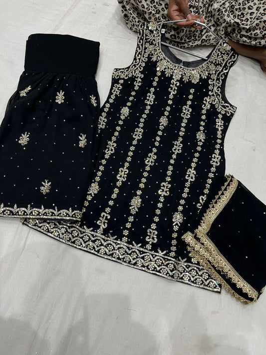 Beautiful designer sharara suit