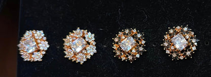 Beautiful designer American diamond studs