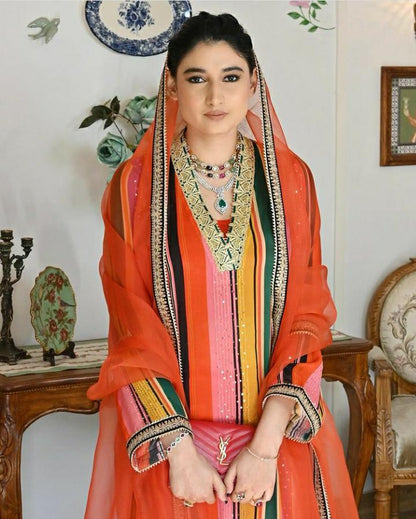 Beautiful designer unstitched punjabi patiala suit