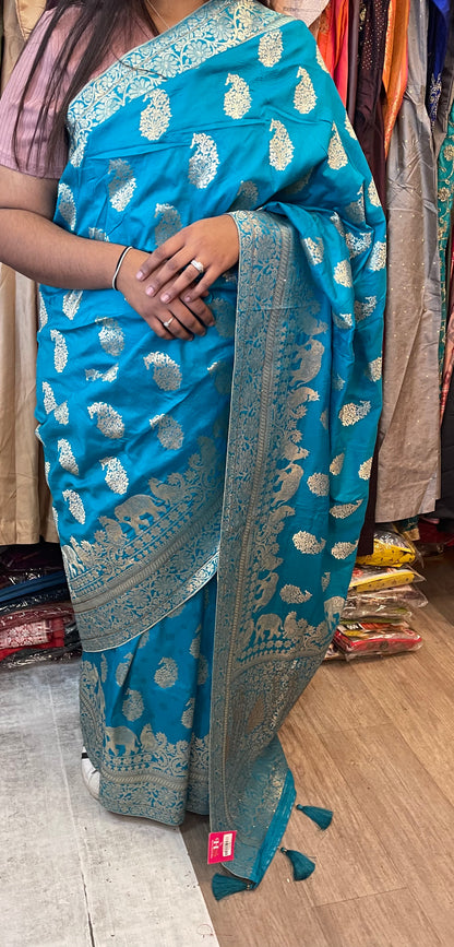 Beautiful designer silk saree