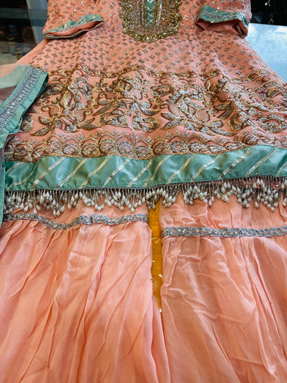 Beautiful designer sharara suit