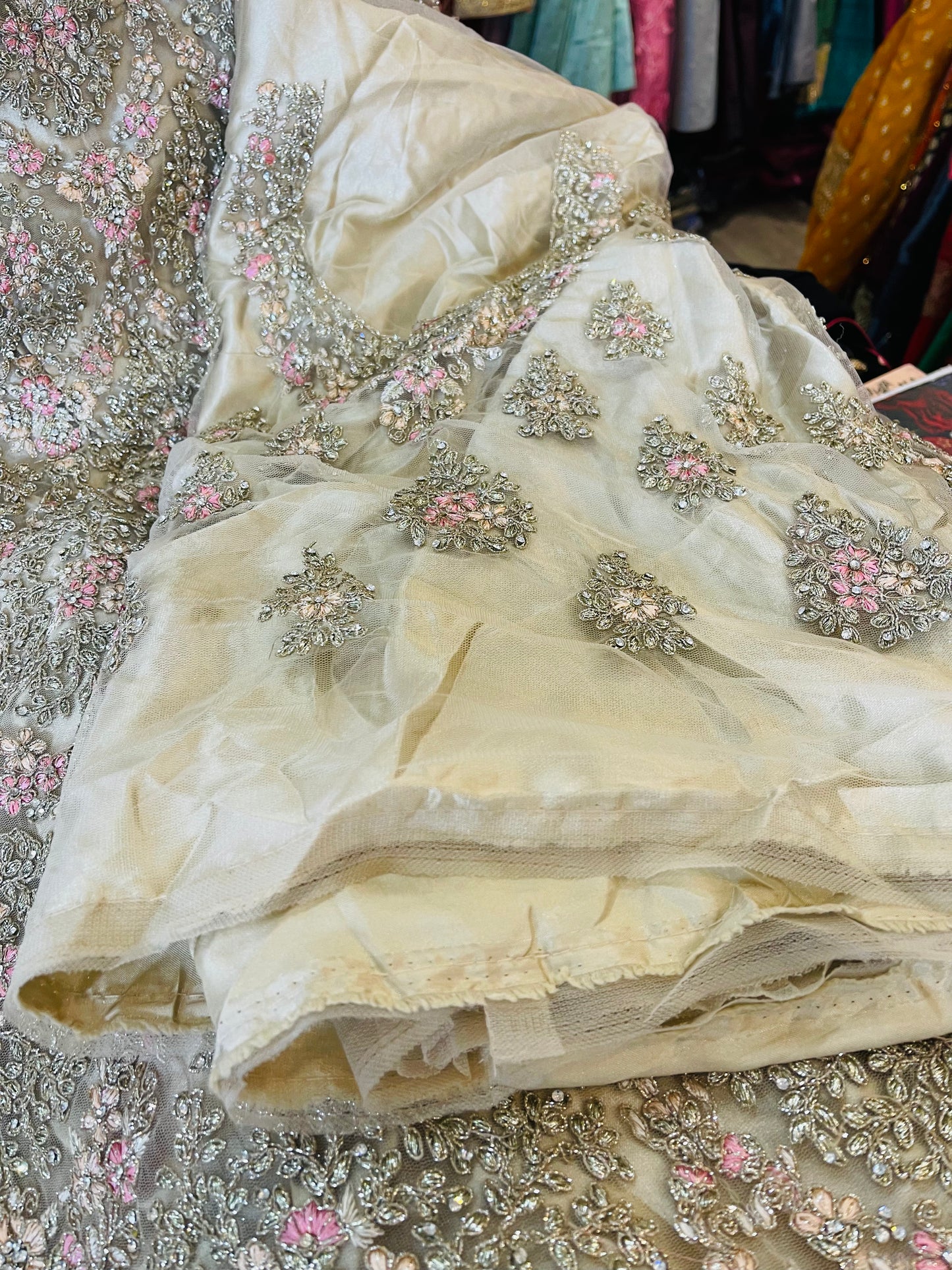 Beautiful designer heavily embroidery lengha choli