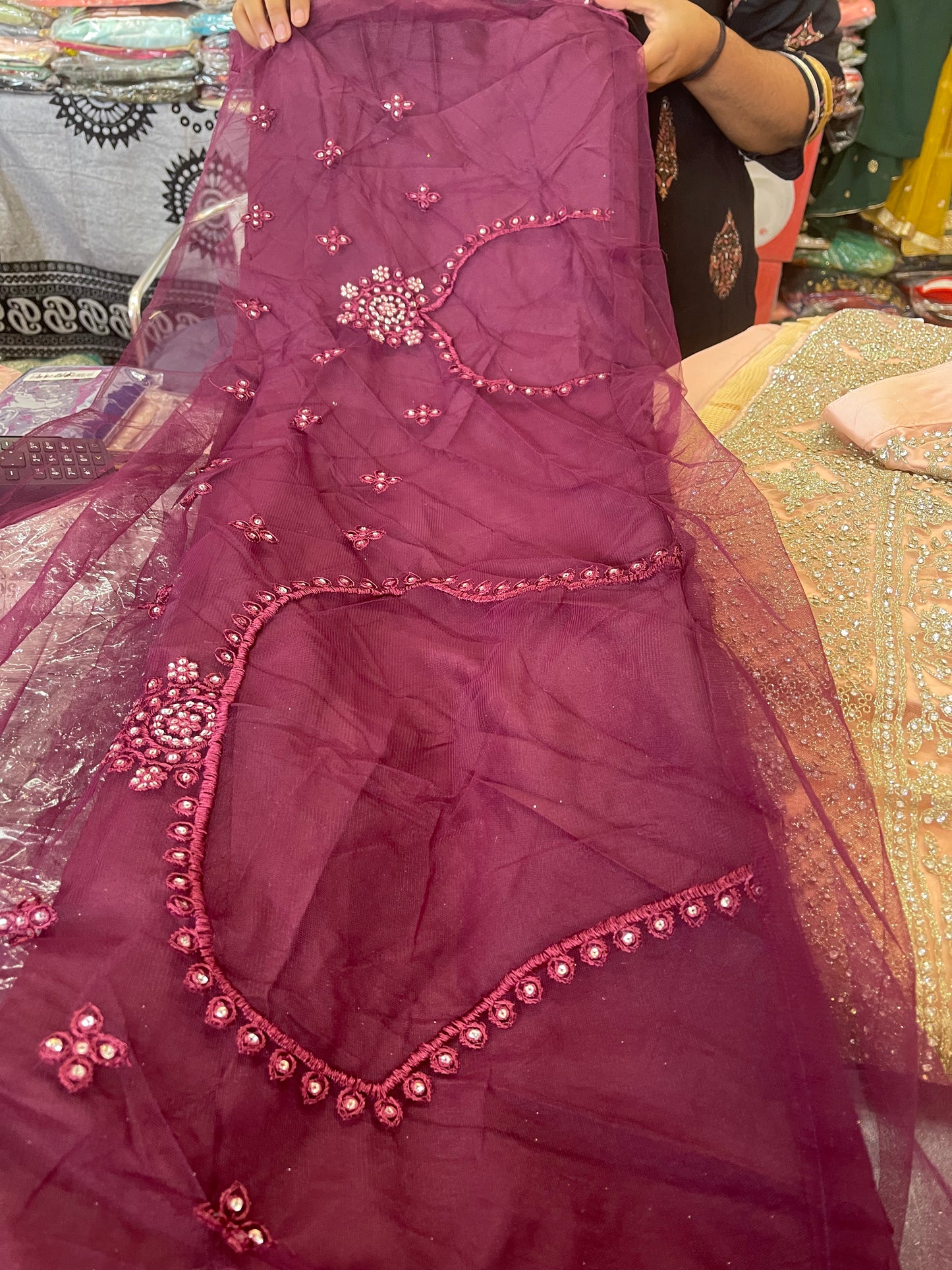 Beautiful designer semi stitch lengha choli