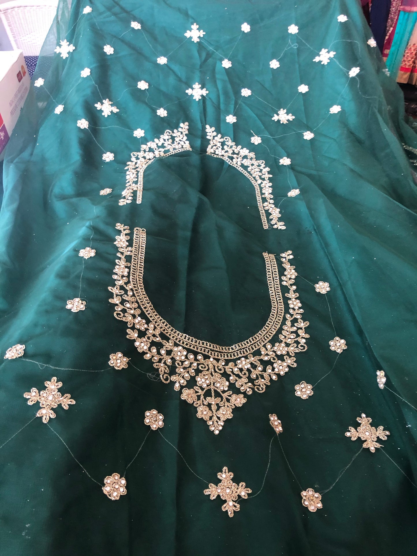 Beautiful designer heavily embroidery lengha choli