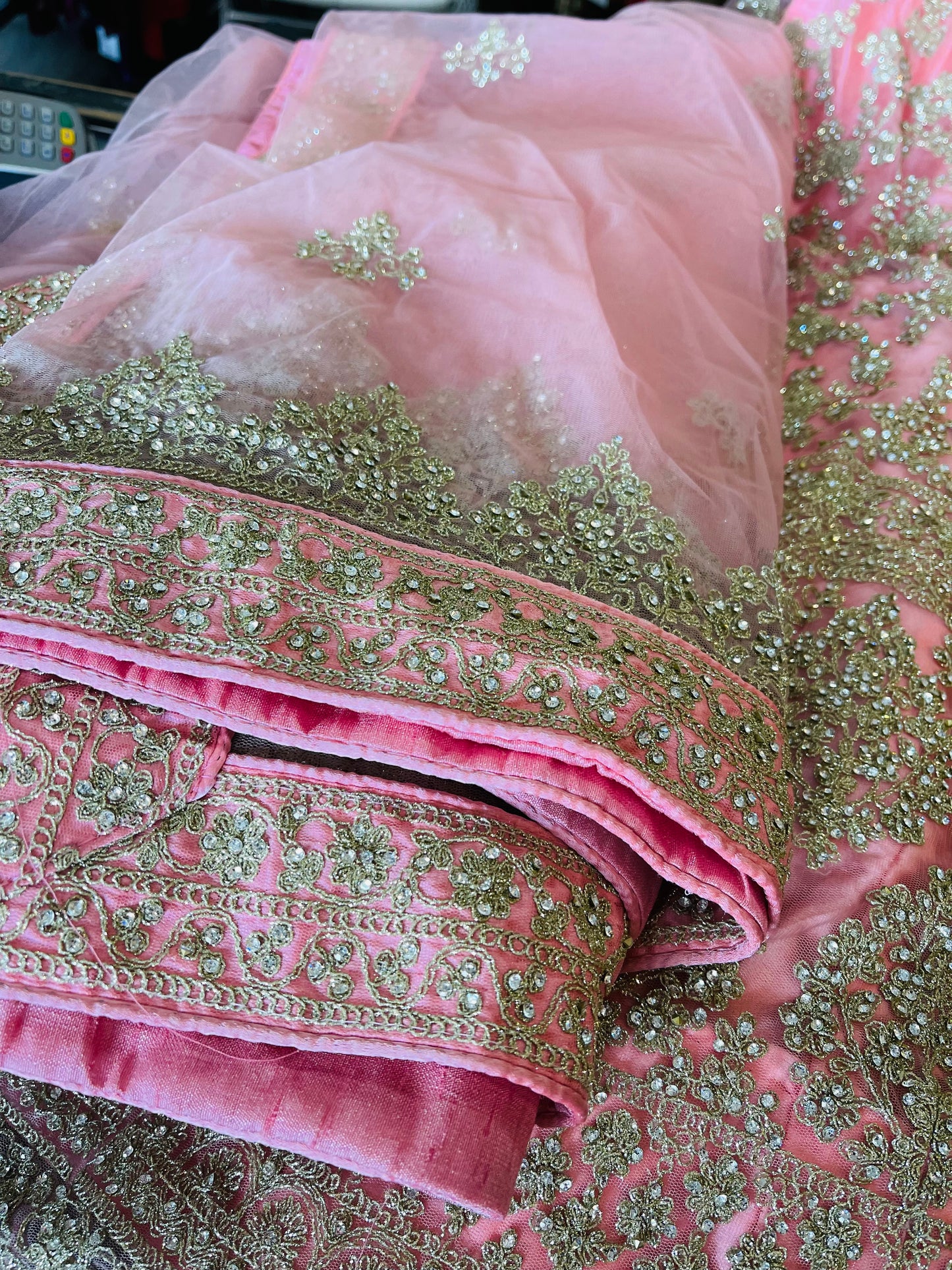 Beautiful designer heavily embroidery lengha choli