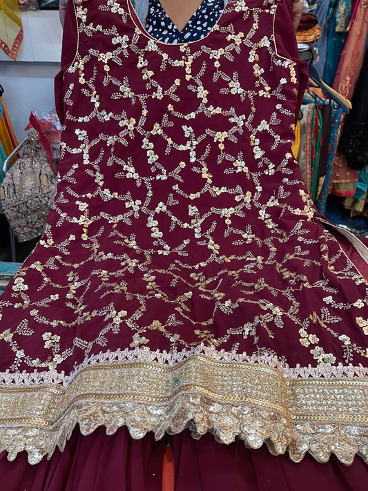 Beautiful designer sharara suit