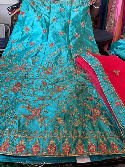 Beautiful designer Semi stitch lengha choli