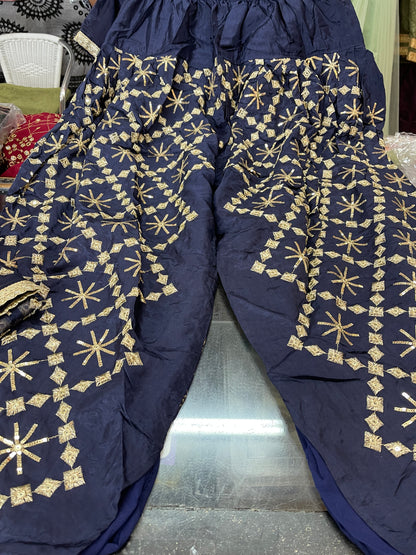 Beautiful designer dhoti patiala suit