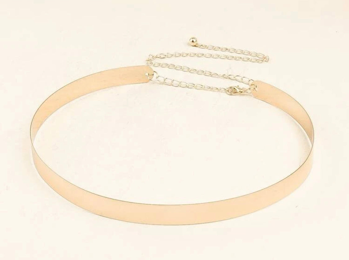 Gold Metal Waist Belt