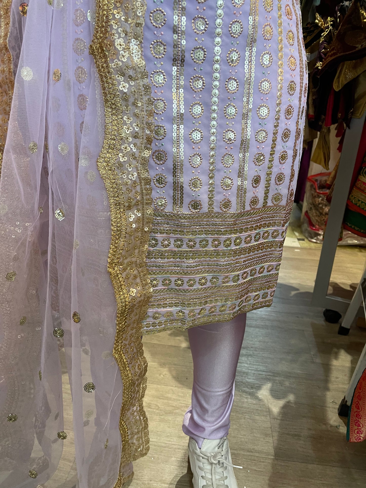 Beautiful designer straight suit