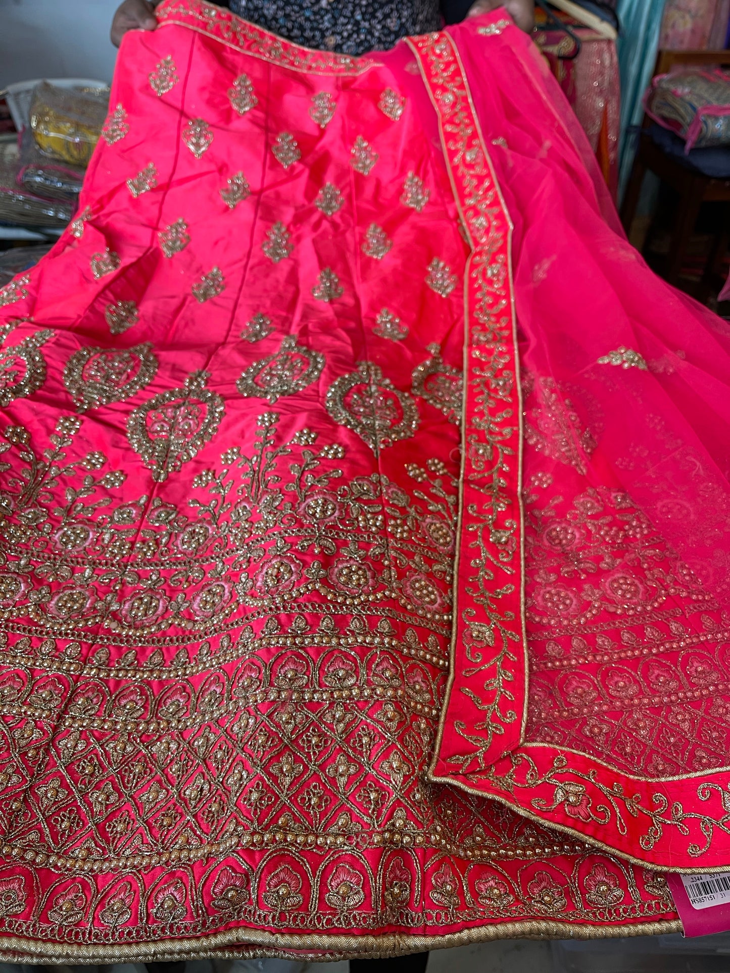 Beautiful designer semi stitch lengha choli