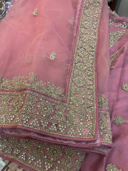 Beautiful designer heavily embroidery lengha choli