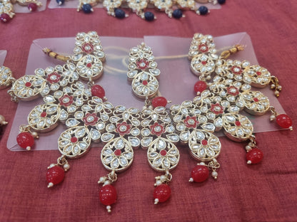 Beautiful designer kundan necklace set