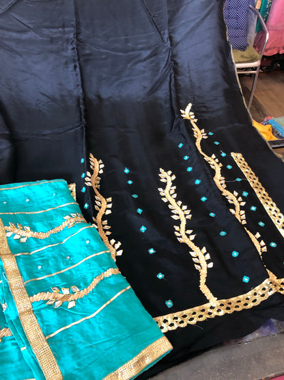 Beautiful designer unstitched punjabi patiala suit