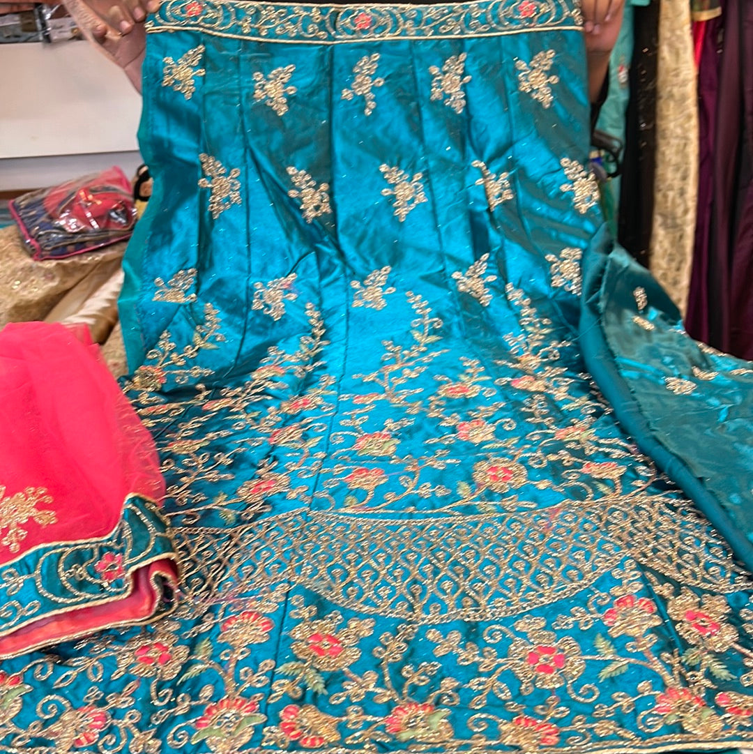 Beautiful designer Semi stitch lengha choli