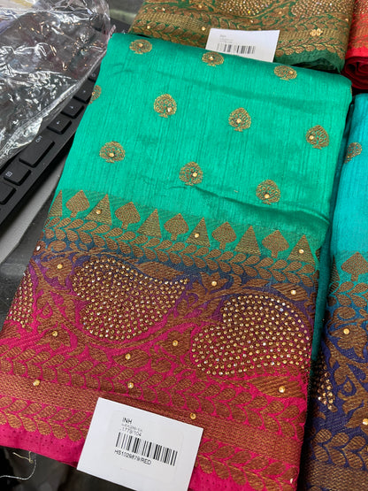 Beautiful designer silk saree