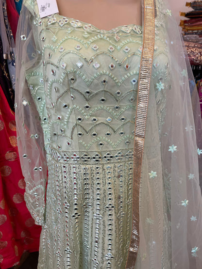 Beautiful designer gown style anarkali suit