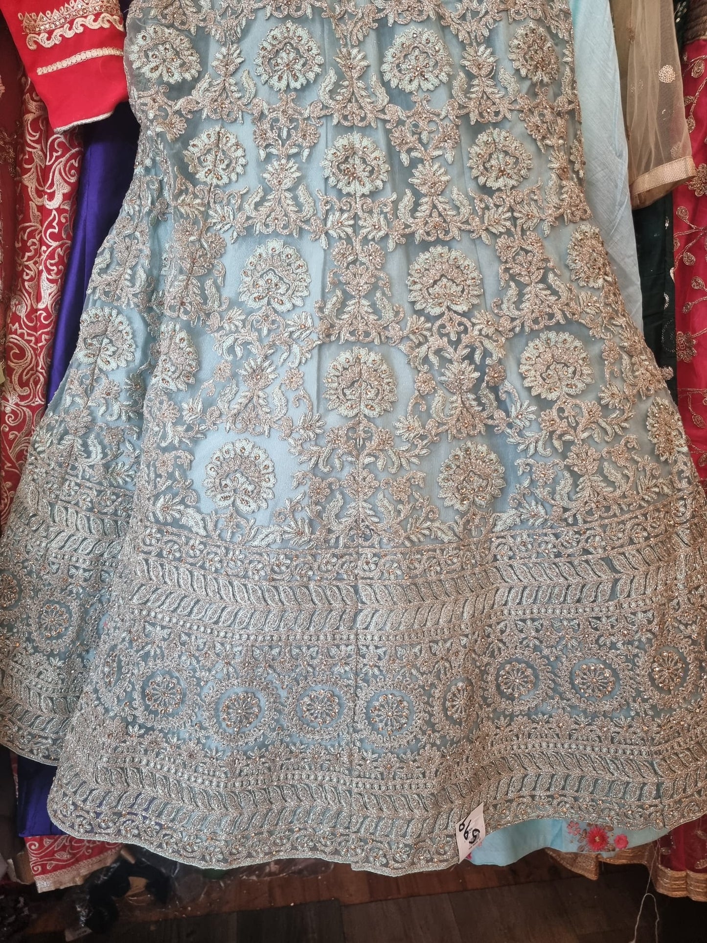 Beautiful designer heavily embroidery lengha choli