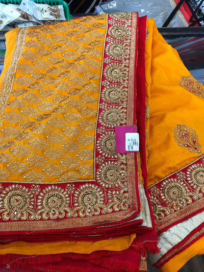 Beautiful designer fully embroidery saree