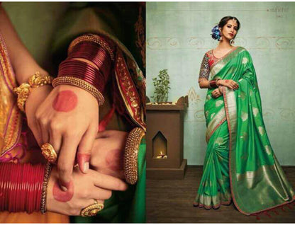 Beautiful designer pure silk saree