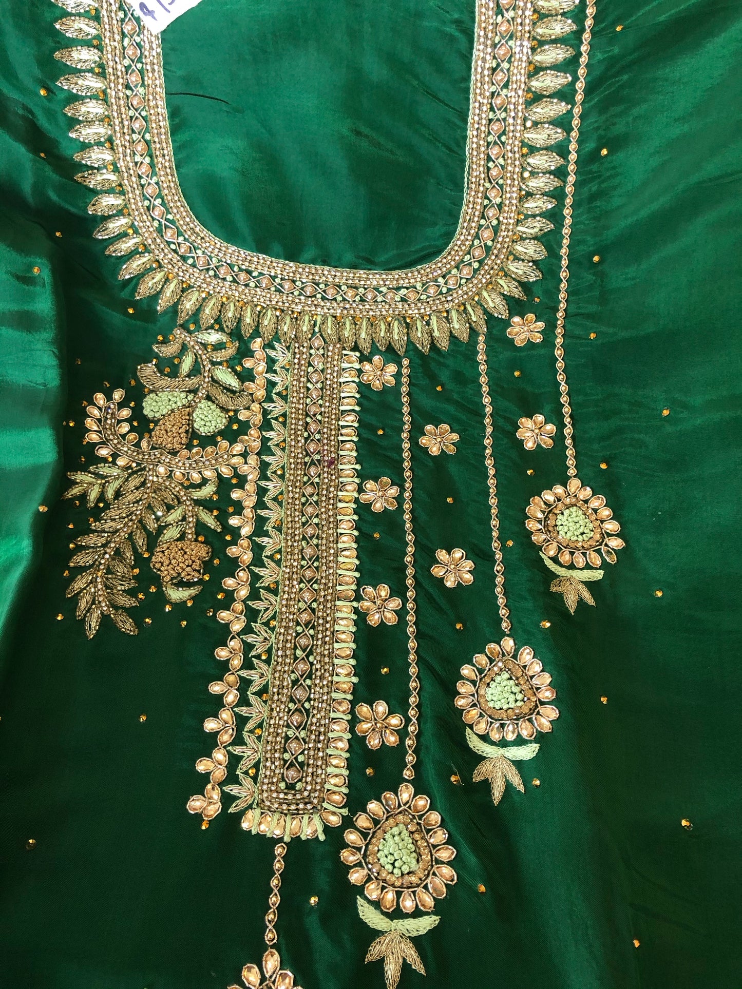 Beautiful designer unstitched punjabi patiala suit