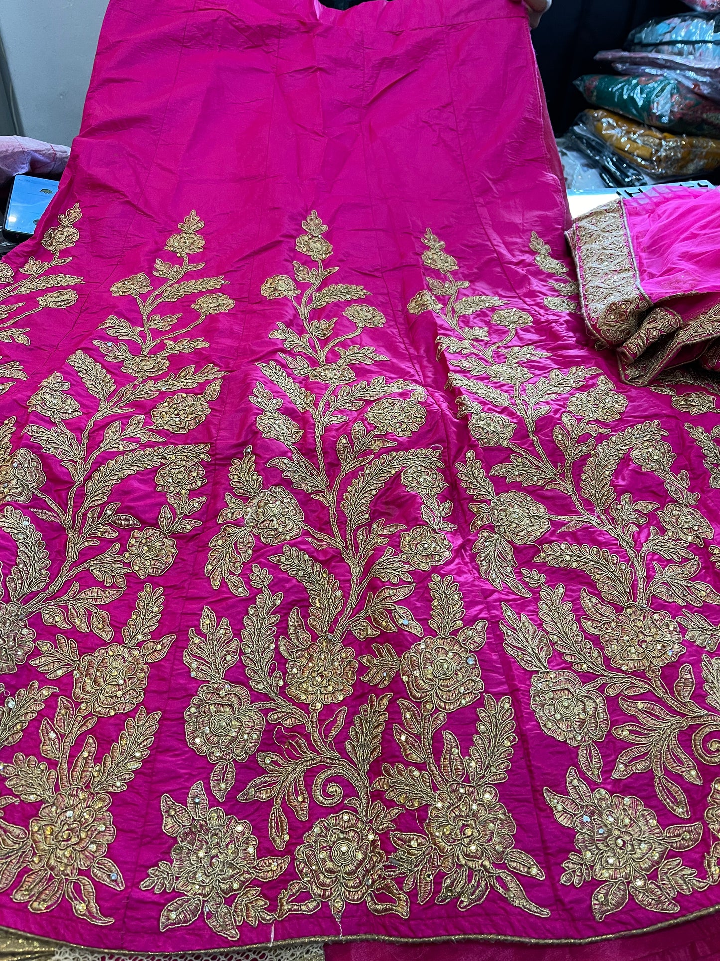 Beautiful designer semi stitch lengha choli